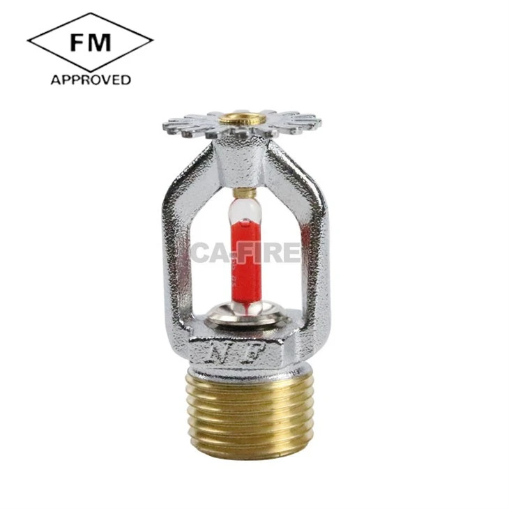 FM K5.6 Fire Sprinkler Upright Pendent Installation Type Reliable Fire Suppression Sprinkler Head